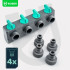 Keturių išėjimų sodo čiaupo vandens skirstytuvas su adapteriu WUBER, G 3/4" (26,5 mm), G 1/2" (21 mm), W00714