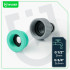 WUBER čiaupo jungtis su Uni Fit adapteriu, G 3/4" (26.5 mm) ir G 1/2" (21 mm)
