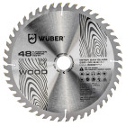 Diskinio pjūklo diskas medienai su kietlydinio dantimis WUBER W00736, 255x30 mm, 48T