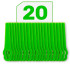 Atsarginiai nailoniniai peiliai žoliapjovei WUBER, 20 vnt., 83 mm, W00749