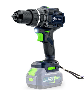 Akumuliatorinis smūginis gręžtuvas-suktuvas su berakčiu griebtuvu Wuber W04524, 20V, 160 Nm, 13 mm