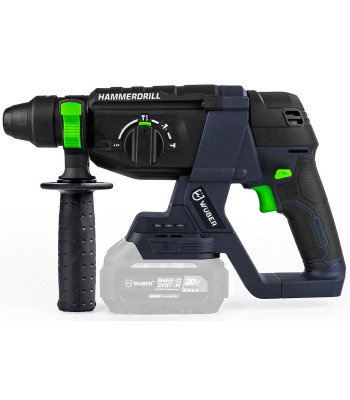 Akumuliatorinis bešepetėlinis perforatorius WUBER SDS+ Solo 20V 2J