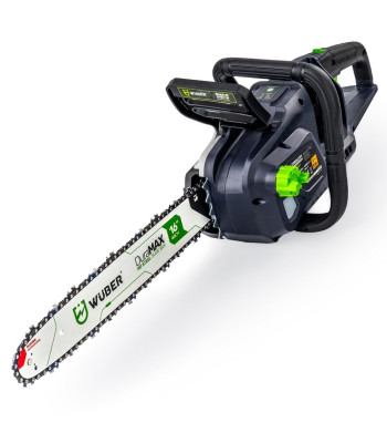 Akumuliatorinis grandininis pjūklas su bešepetėliu varikliu WUBER W04537, 40V, 16"