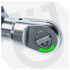 Akumuliatorinis kampinis terkšlinis veržliaraktis WUBER, 160 Nm, W04620, 1/2″ ir 3/8″
