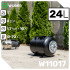 Horizontalus membraninis hidroforo bakas WUBER W11017, 24 l, 24 x 46 x 30 cm