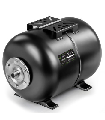 WUBER horizontalus membraninis hidroforo bakas, 50 l, W11018