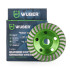 Deimantinis puodelio formos šlifavimo diskas Wuber Turbo, 125 mm