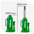 Hidraulinis butelinis kėliklis WUBER W22041, 12T, 228-462 mm
