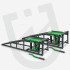 Hidraulinės automobilio rampos WUBER, 2 vnt., 2 t, 240–350 mm, W22055