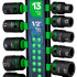 Smūginių galvučių rinkinys Wuber, 13 vnt., 1/2'', 10–32 mm, 38 mm