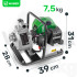 Benzininis vandens siurblys švariam ir nešvariam vandeniui WUBER, 1″, 2 HP