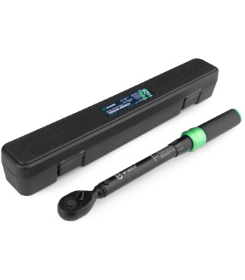 Wuber dinamometrinis veržliaraktis su kalibravimo sertifikatu, 1/4", 1–25 Nm