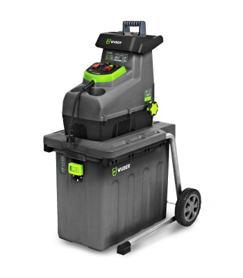 WUBER elektrinis frezinis šakų smulkintuvas su talpa, W94204, 2800 W, 60 L