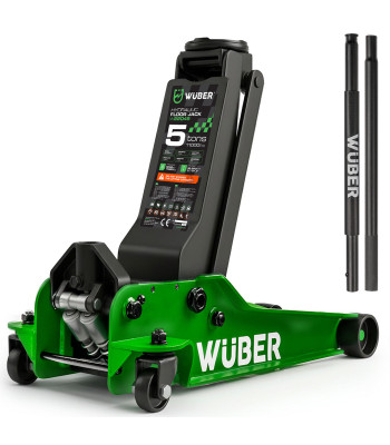 Žemo profilio hidraulinis vežimėlinis domkratas WUBER, 5 t, 95–550 mm, W22049