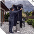 WUBER dujinis lauko šildytuvas iš šlifuoto nerūdijančiojo plieno, 13 kW, W16048
