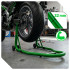 WUBER galinis motociklo pakėlimo stovas su V ir L tipo adapteriais, 170 kg, W22031
