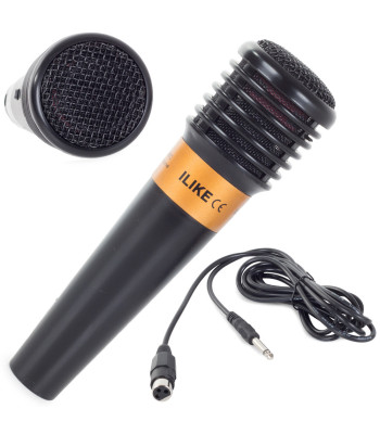 Profesionalus laidinis dinaminis karaoke mikrofonas