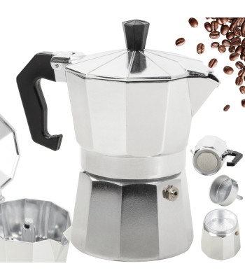 Aliumininis kavinukas kavai ruošti, 150 ml, 3 puodeliams