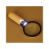 Rankinė juvelyrinė lupa su 3 LED diodais, 3x ir 45x didinimu, 3x 75mm ir 45x 22mm, 19 cm x 8,5 cm