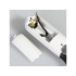 Rankinė juvelyrinė lupa su 3 LED diodais, 3x ir 45x didinimu, 3x 75mm ir 45x 22mm, 19 cm x 8,5 cm