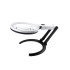 Sulankstoma juvelyrinė lupa su 10 LED, 1,8x 138mm, 5x 25mm