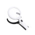 Sulankstoma juvelyrinė lupa su 10 LED, 1,8x 138mm, 5x 25mm
