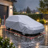 Vandeniui atsparus automobilio uždangalas iš PEVA, M, 430 cm x 160 cm x 120 cm