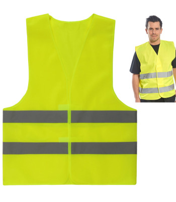 Įspėjamoji geltona atšvaitinė liemenė, XXXL