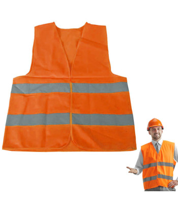 Įspėjamoji šviesą atspindinti liemenė, oranžinė, XXXL