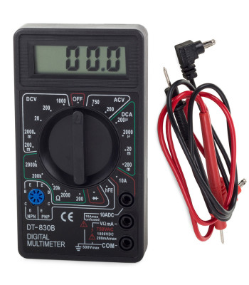 Skaitmeninis multimetras su LCD ekranu, DT-830B