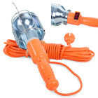 Dirbtuvių lempa su kabliu garažui, 5 m, 230 V, 60 W