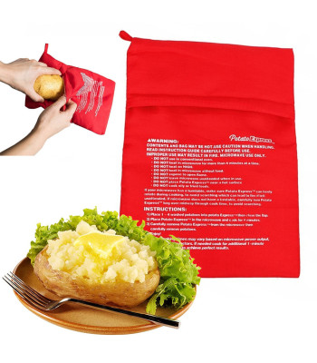 Bulvių kepimo mikrobangų krosnelėje kišenė „Potato Express“