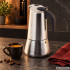 Itališkas kavinukas espresso kavai, nerūdijančio plieno, 12 puodelių, 600 ml