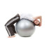 Raudonas reabilitacinis gimnastikos kamuolys su pompa, 65 cm
