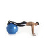 Reabilitacinis gimnastikos kamuolys su pompa, violetinis, 65 cm