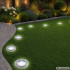 Įsmeigiami saulės šviestuvai sodui su sutemų jutikliu, 8 led, 4 vnt.