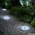 Įsmeigiami saulės šviestuvai sodui su sutemų jutikliu, 8 led, 4 vnt.