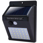 Saulės energijos šviestuvas su judesio ir sutemų jutikliais, 30 led smd