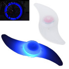 LED šviečianti juostelė dviračio stipinams, mėlyna, 13 × 4 cm