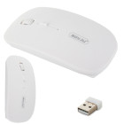 Belaidė optinė pelė „Slim“, balta, 2,4 GHz