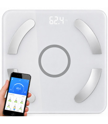 Analitinės išmaniosios vonios svarstyklės su Bluetooth ir programėle, 180 kg