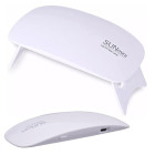 Mini UV LED nagų lempa geliui, akrilui ir hibridiniam lakui, Sun, 6 W, 131 × 67 × 57 mm