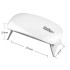 Mini UV LED nagų lempa geliui, akrilui ir hibridiniam lakui, Sun, 6 W, 131 × 67 × 57 mm