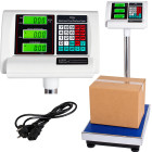 Elektroninės platforminės svarstyklės parduotuvei ir sandėliui, 200kg/50g