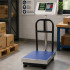 Elektroninės platforminės svarstyklės su atrama, 100 kg, 30 × 40 cm