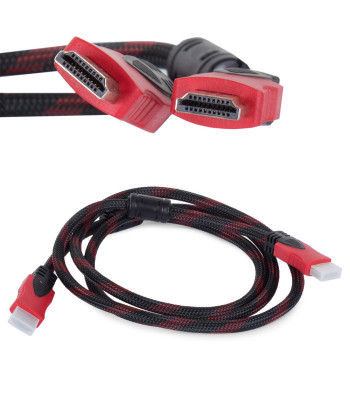 HDMI kabelis, 4K, 3D, UHD, varinis, 48 bit, HDMI 2.0, 1,8 m