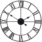 Romėniškas retro, vintage ir loft stiliaus 3D sieninis laikrodis, 50 cm