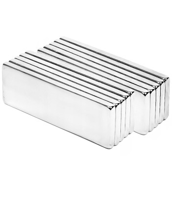 Stiprių neodimio magnetų rinkinys, 10 vnt., 10mm x 5mm x 1,5mm