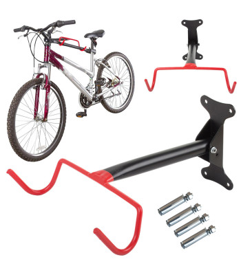 Sieninis dviračio laikiklis su dviem kabliais