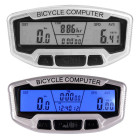 Vandeniui atsparus dviračio kompiuteris su LCD ekranu, 28 funkcijų, 2 × 9 × 4,5 cm